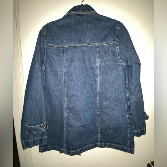 Havana Jack’s Cafe blue Denim Jacket Pockets women’s Size S Small 100% Cotton - Picture 9 of 12